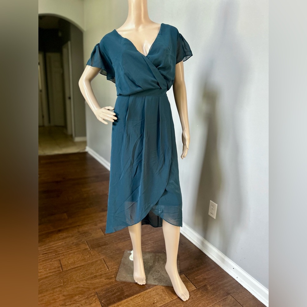 NWT City Chic Faux Wrap Swing Dress